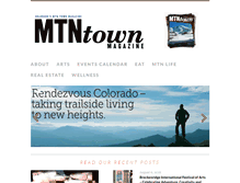 Tablet Screenshot of mtntownmagazine.com